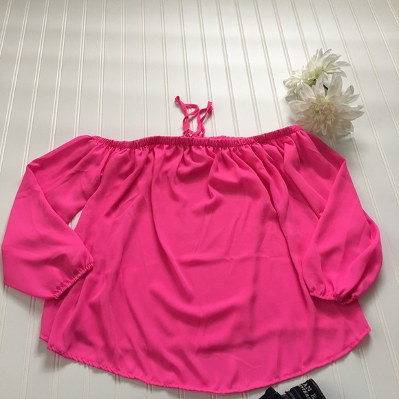 Off shoulder long sleeve blouse - Picture 8 of 8